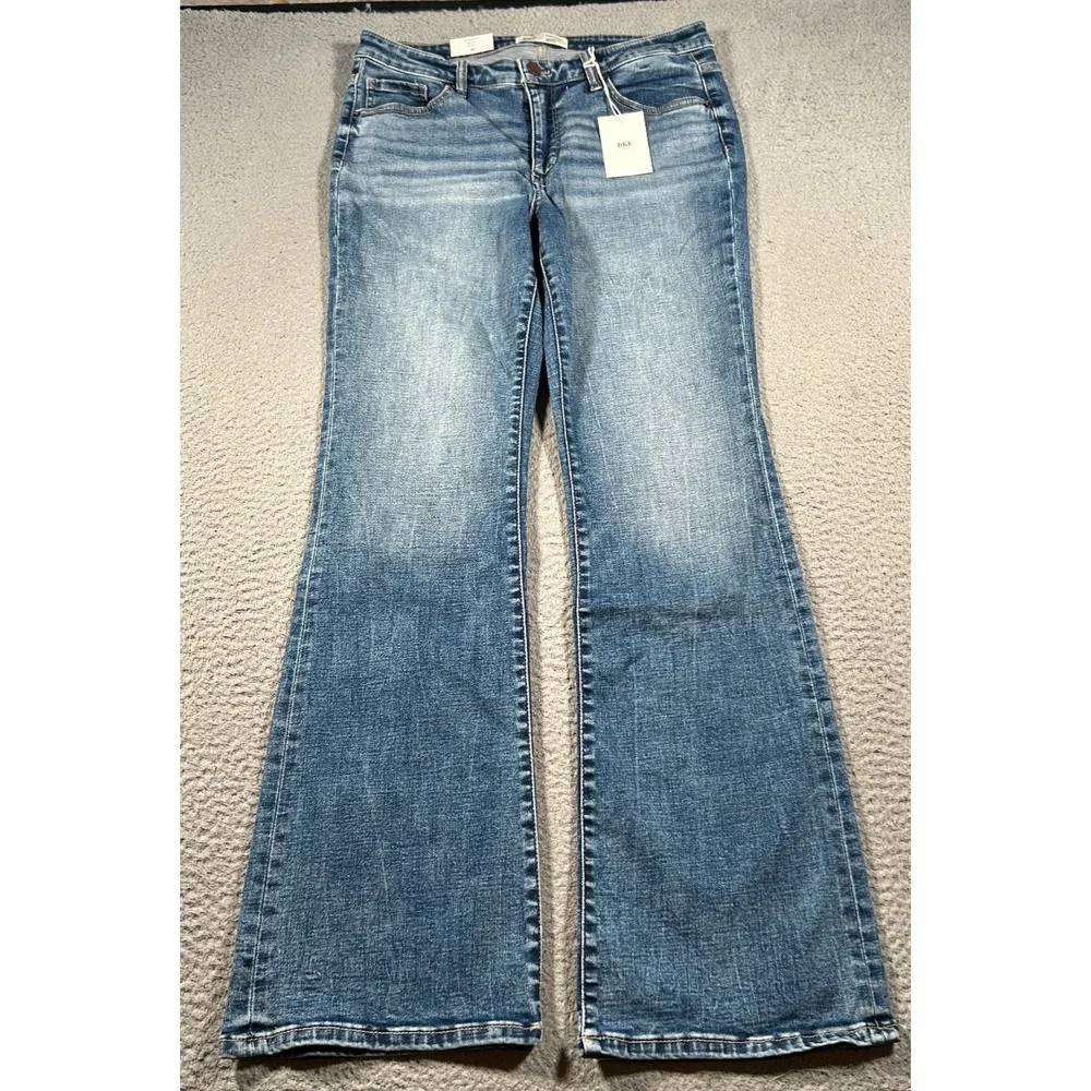 BKE Buckle Payton Jeans Womens 30L 30x34 Mid Rise Bootcut Universal Fit NWT - Picture 1 of 14